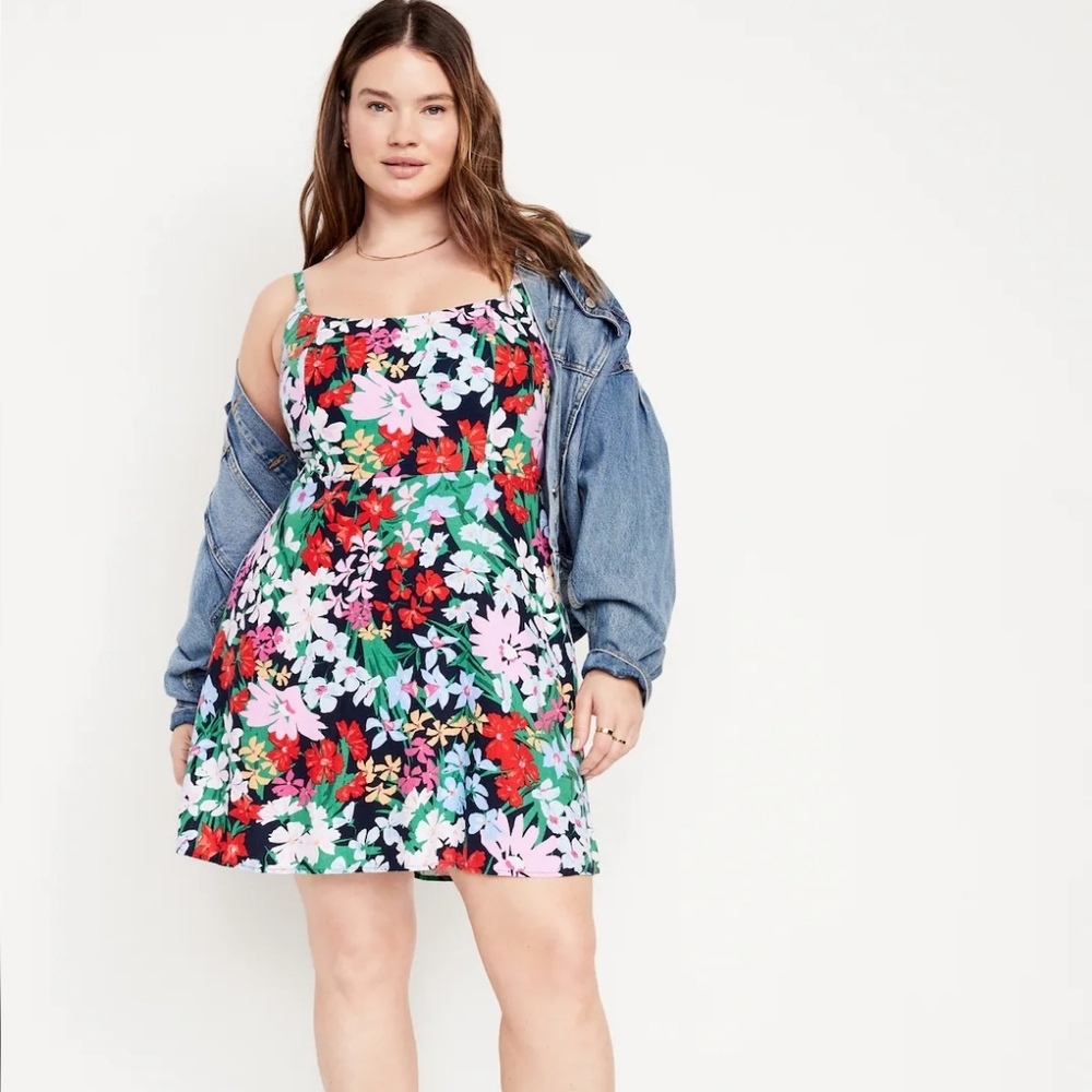 Fit & flare Cami mini dress